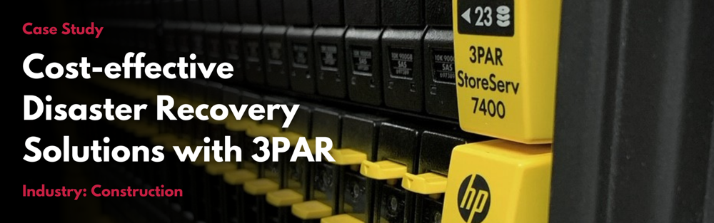 HPE 3PAR DR Case Study